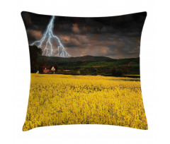 Thunderstorm over Meadow Pillow Cover