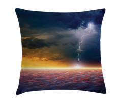 Apocalyptic Sky View Pillow Cover