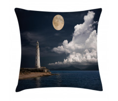 Moonlight Island Sea Pillow Cover
