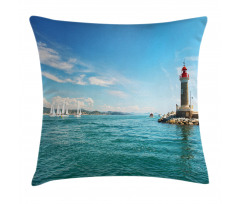 Sunny Day by the Sea Pillow Cover