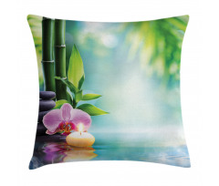 Candle Bamboo Tranquility Pillow Cover