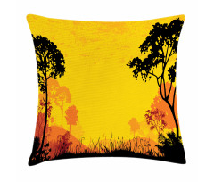 Woodland at Sunset Pillow Cover