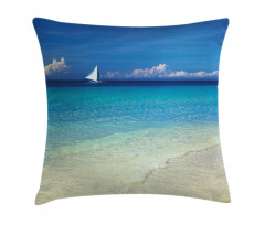 Exotic Seashore View Pillow Cover