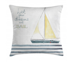 Sailing Travel Pillow Cover