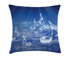 Music Nautical Melody Pillow Cover