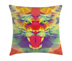 King of Jungle Lion Pillow Cover