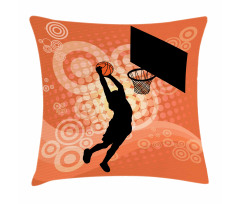 Basketball Dunk Athlete Pillow Cover