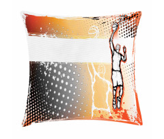 Basketball Doodle Art Pillow Cover