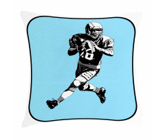 American Football Retro Pillow Cover