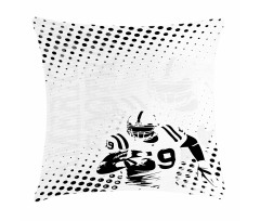 Character Running Passing Pillow Cover
