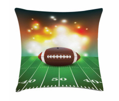 Grass Turf Field Team Pillow Cover