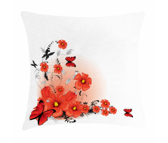 Cartoon Poppy Fresh Art Pillow Cover