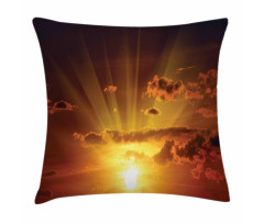 Burning Sunset Pillow Cover