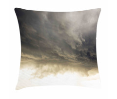 Cloudy Dark Sky Hurricane Pillow Cover