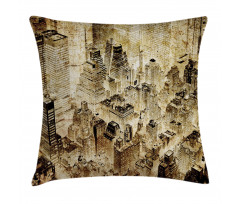 New York City at Night Pillow Cover