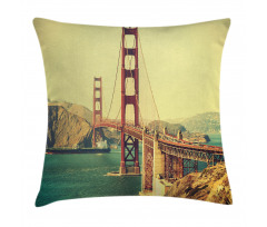 Old Style Bridge View Pillow Cover