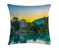 Sunrise at Lake Asian Pillow Cover