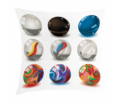 Marbles Bubble Artwork Pillow Cover