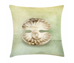 Open Shell Marine Life Pillow Cover