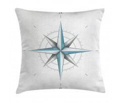 Antique Wind Rose Pillow Cover