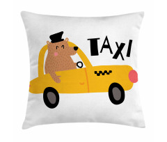 Taxi Minder Kılıfı Çocuksu Grafik Tatlı Hayvancık Yazılı Desen