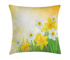 Flower Garden in Summer Pillow Cover