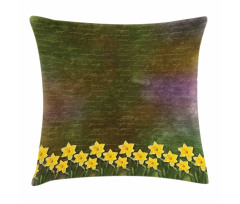 Bridal Spring Flowers Pillow Cover