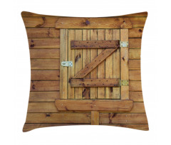 Grunge Wooden Shutters Pillow Cover