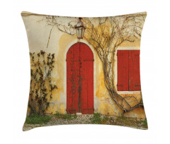 Aged Doors Tuscan House Pillow Cover