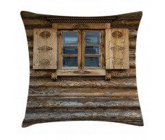 Wooden Cottage Shutter Pillow Cover