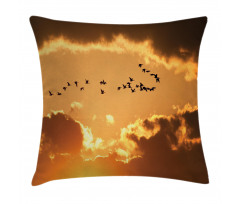 Flyingt Sunset Freedom Pillow Cover