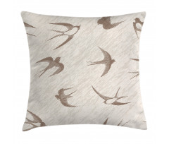 Flying Birds Pillow Cover