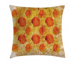 Grunge Rose Floral Art Pillow Cover