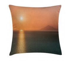 Sunrise over Ocean Pillow Cover