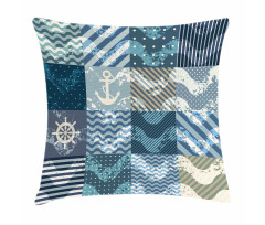 Anchor Grunge Naval Pillow Cover