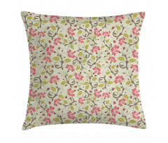Bridal Flower Patterns Pillow Cover