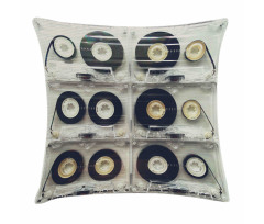 Retro Vintage Cassettes Pillow Cover