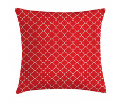 Royal Quatrefoil Motif Pillow Cover
