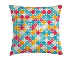 Kid Theme Colorful Petal Pillow Cover