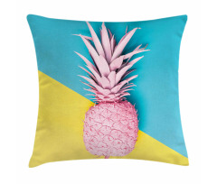 Ananas Minder Kılıfı Modern Pastel Renk Sanatsal 1 Meyve Silüeti