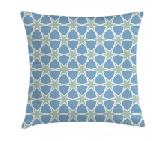 Mosaic Roman Stars Pillow Cover