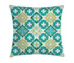 Geometric Colored Tiles Pillow Cover