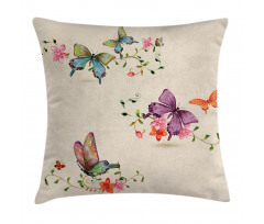 Wings Moth Transformation Pillow Cover