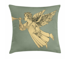 Flying Angel Art Pillow Cover