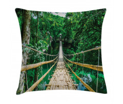 River Bamboo Forest Pillow Cover