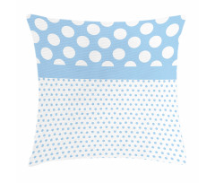 Baby Blue Polka Dots Pillow Cover