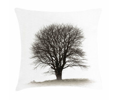Fall Tree Monochrome Art Pillow Cover