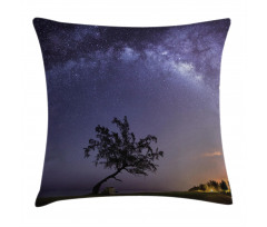 Milky Way Stars Space Pillow Cover