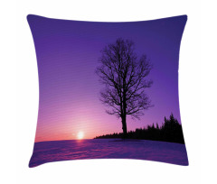 Sunset Nature Landscape Pillow Cover