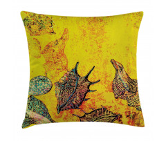 Seashells Animal Grunge Pillow Cover